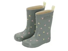 Bundgaard Charly gummistøvle grøn med jordbær